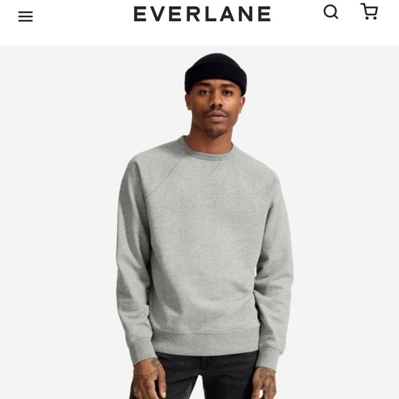 NWT Everlane French Terry Crew - Picture 8 of 8